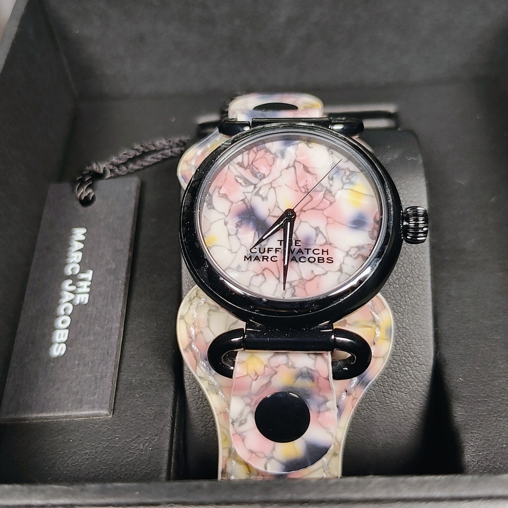 The Cuff Watch by Marc Jacobs with Floral Pattern